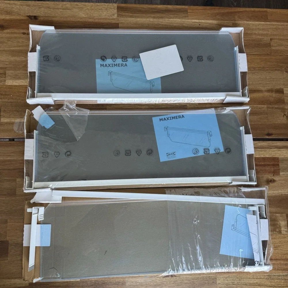 Ikea MAXIMERA Divider for high drawer white/clear 24